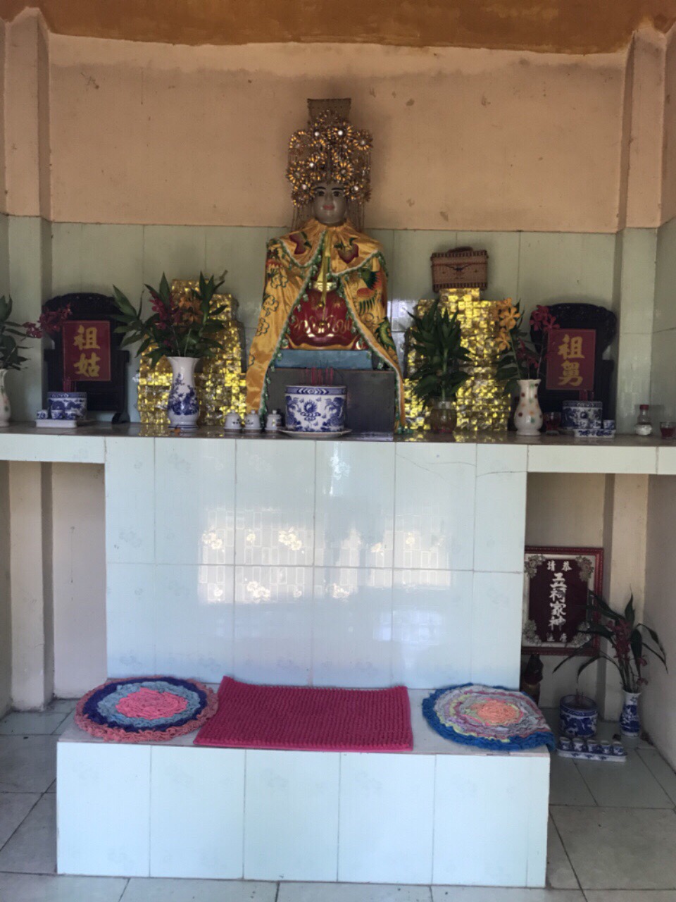 Miếu thờ dòng họ ở ấp Canh Lý- Nhuận Đức